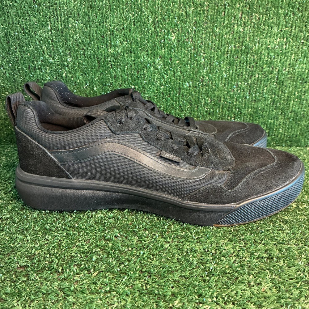 Vans UltraRange EXP Suede Canvas Skate Gorpcore Sneakers Black Mens Size 11.0